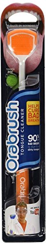 Orabrush 1 Pack Tongue Cleaner Scraper Oral Dental Hygiene Brush