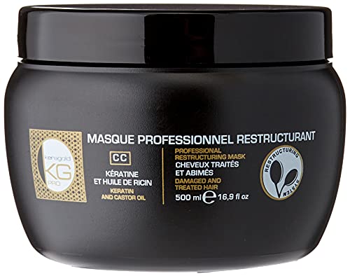 Keragold Pro Masque Cc À La Kératine/Huile De Ricin , Noir 500 Ml (Lot 1) Cover