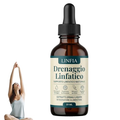 Linfia Drenaje Linfático Gotas, 2026 Nuevas gotas de drenaje linfático para linforia, Naturales a base de hierbas, para hombres y mujeres (1)