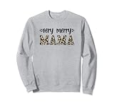 Photo Gallery maglietta pigiama con scritta "very merry christmas" felpa Photo Gallery maglietta pigiama con scritta "very merry christmas" felpa