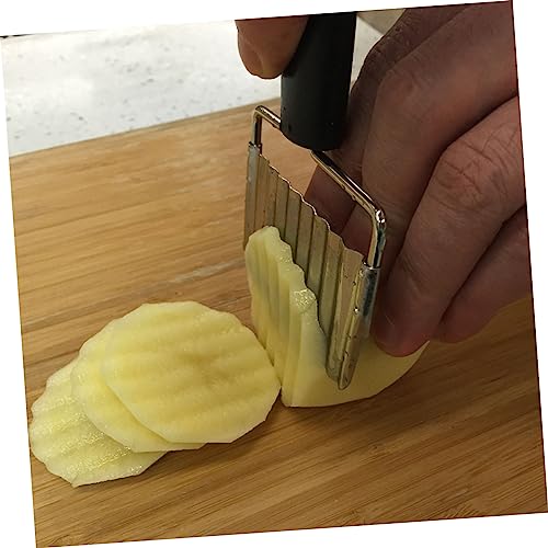 Cuchillo ondulado para papas Alipis acero inox miniatura 5