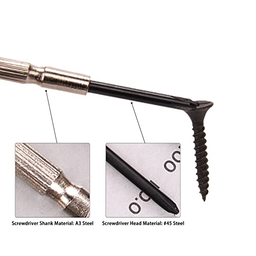 11PCS Mini Precision Screwdriver Set, XAQISHIRE Small Screwdriver Set for Repair Computer, Electronics, Toys, Watch - Image 2