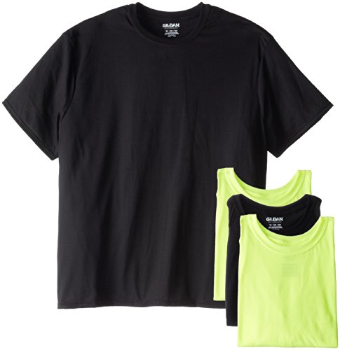 Gildan Men's Short Sleeve 4-Pack Polyester Performance T-Shirt X