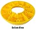BUNKERWALL Trailer Tongue Jack Wheel Dock for Travel Trailer Jack Caster - High Visibility Yellow