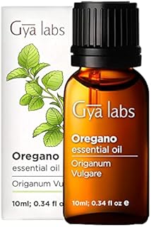 Gya Labs Oregano Essential Oil (10ml) - 100% Pure Therapeutic Grade Oregano Oil Essential Oils for Teonail, Nail & Skin