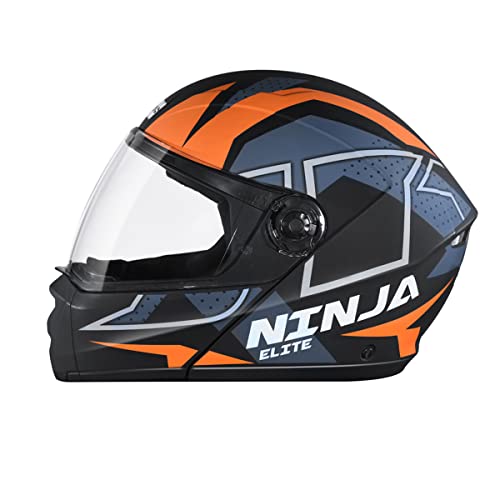 Image of STUDDS Ninja Elite Super D6 FLIP-UP Full FACE Helmet N10 MATT Black-M