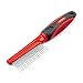 Tuff Pupper Dual Length Detangling Dog Comb | Short and Long Teeth Outer & Inner Coat | Ergonomic Pet Detangling Combs | No-Slip Safety Handle For Precision Control | Rounded Tips Prevent Scratching