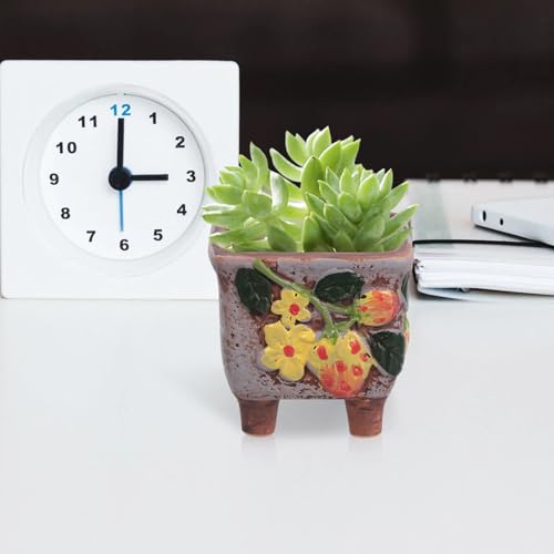 Pots de fleurs en céramique peints à la main DOITOOL pour salon chic - 6