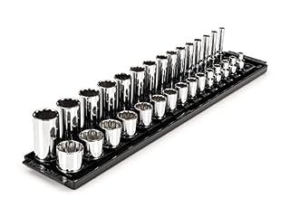 TEKTON 3/8 Inch Drive 12-Point Socket Set, 30-Piece | SHD91210