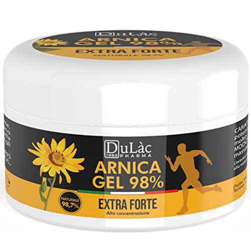 Dulàc - Árnica Gel Extra Fuerte 98%, Acción Intensa y efecto Frio, Ideal para Masajes Musculares y Articulares, Fórmula Natural y Dermatológicamente Probada - 300ml