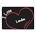 Produktbild Mousepad Modern I Love Landau schwarz