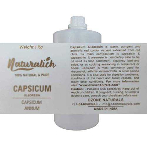 Capsicum Oleoresin 100 Pure & Natural 1 Kg Naturalich Capsicum