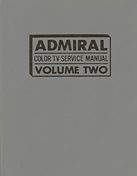 Paperback Admiral Color TV Service Manual, Book