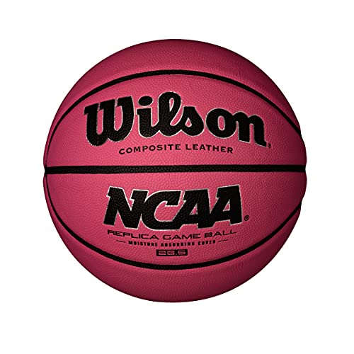 Wilson NCAA Replica Basketball - Tamanho 15-72 cm, Rosa