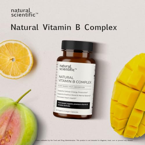 Natural Scientific Organic Vitamin B Complex Supplement - For Women And Men - Vegan, Gluten-Free thumb #6