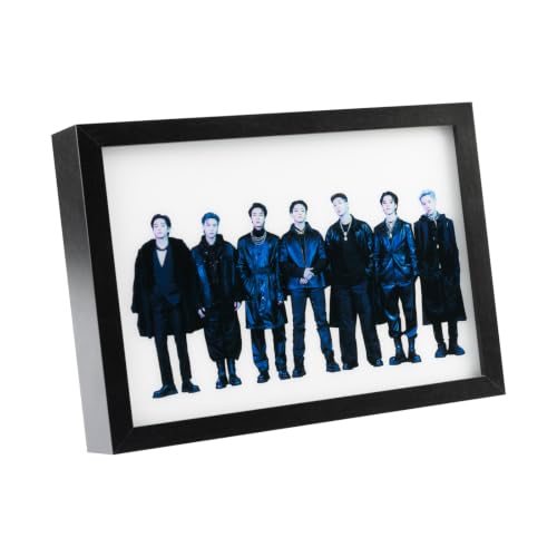 Grupo Erik Cuadro BTS K-Pop - Marco Decorativo con Luz LED