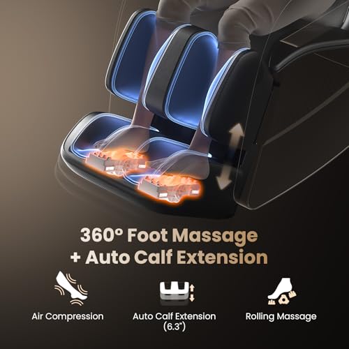 Image of BOB AND BRAD iMaster Pro 4D Full Body Massage Chair Zero Gravity SL-Track | PT Co-Designed, Patented 166 SL-Track & True Zero Gravity, 4D Deep Tissue Massage, Lumbar Heat, Fits 6'3 inch, Gift for Parents