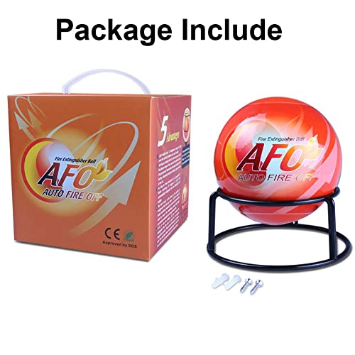 POSTEGE Fire Extinguisher Ball, Fire Ball Automatic Dry Powder Fire Extinguisher for Cars Caravan House Small Office Suppress 0.5/1.3KG