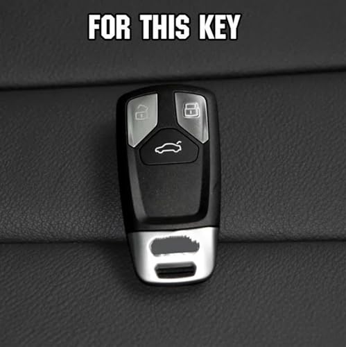 Funda para llave de coche Audi A4 B9 y Q5 carcasa de mando de 3 botones 6