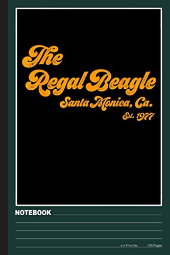  Funny The Regal Beagle Company Sitcom 70s 80s Notebook: Beagle notebook college ruled (120pages 6x9in) Beagles notebook for kids, girls