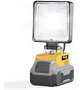 Led Work Light for dewalt Light 20v max Led Work Light,Flood Work Light with Low Voltage Protecti...