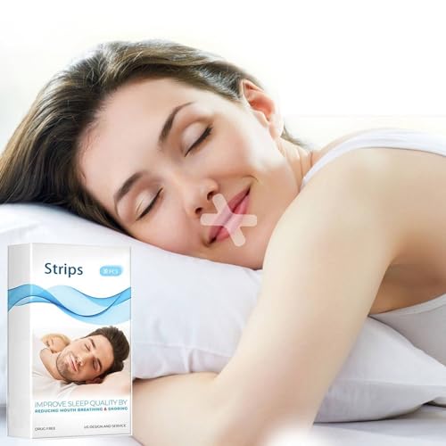 30 Pcs Gentle Mouth Clear Tape for Sleeping-Hypoallergenic Tape for Sensitive Skin, Painless Removal, Breathable Comfortable to Exercise 