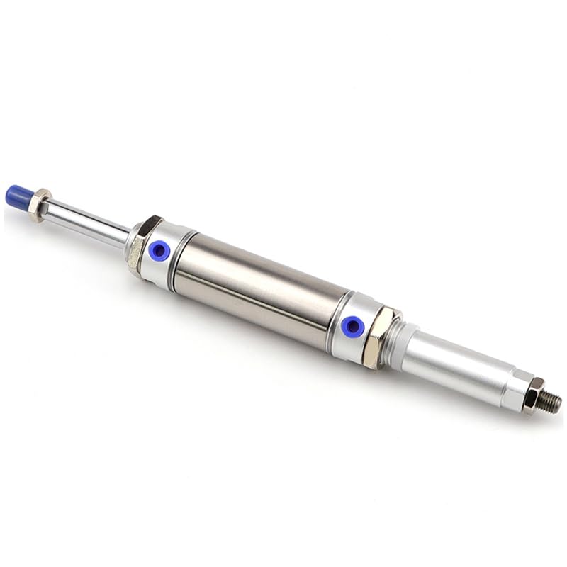 Vérin pneumatique MAJ à course réglable 50mm en inox haute précision