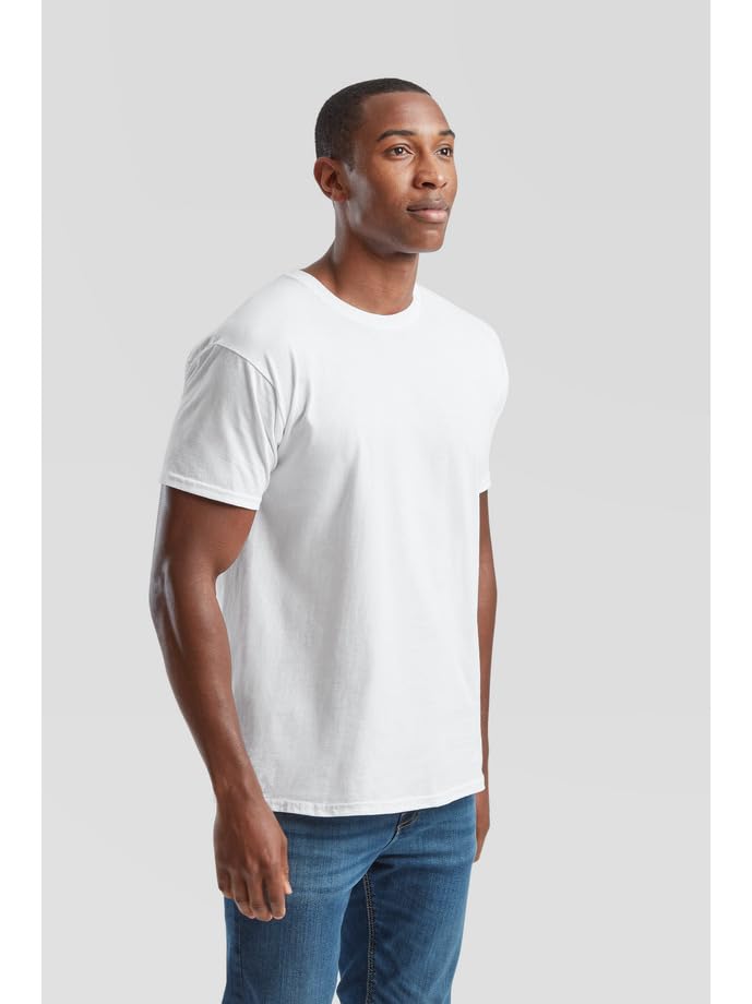 Fruit of The Loom Camisetas Básicas Hombre Manga Corta Multicolor Pack 10