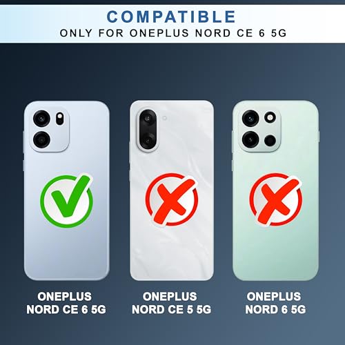 Image of CEDO Backcover for OnePlus Nord CE 6 (5G) | Camera Protection Bump Shockproof Edge | Ultra Hybrid Transparent Acrylic Clear TPU+PC Hard Backcase Cover (Black)