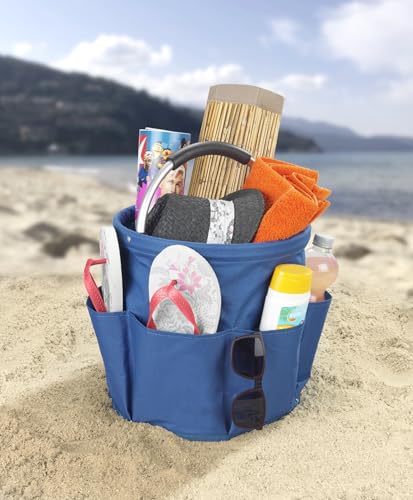 Maximex Caja de Almacenamiento para Utensilios de Limpieza 28 x 26.5 x 28 cm, Azul - imagen 7