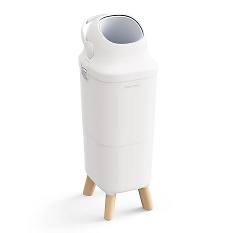 Momcozy Diaper Pail with Patented Triple-Seal Odor Control, Wide Opening,