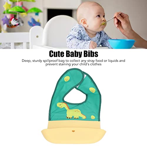 Babadores de Silicone à Prova de Manchas Tecido de Silicone Macio Confortável Leve à Prova d'água C