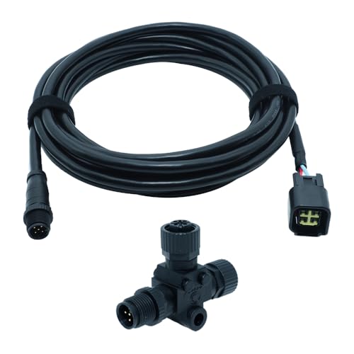 NMEA 2000 Starter Kit for Yamaha Outboard Motors (2006+ Models), N2K Engine Interface Cable with T...