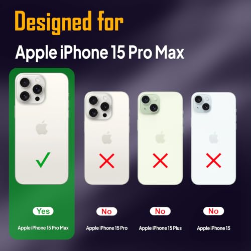 Image of ZAP CASE Paper Thin Case for iPhone 15 Pro Max | Ultra-Slim 0.5 mm Back Cover | Metal Buttons | Lightweight | Matte Finish | Anti-Fingerprint | Scratch Resistant | Camera Protection | Magsafe | Black