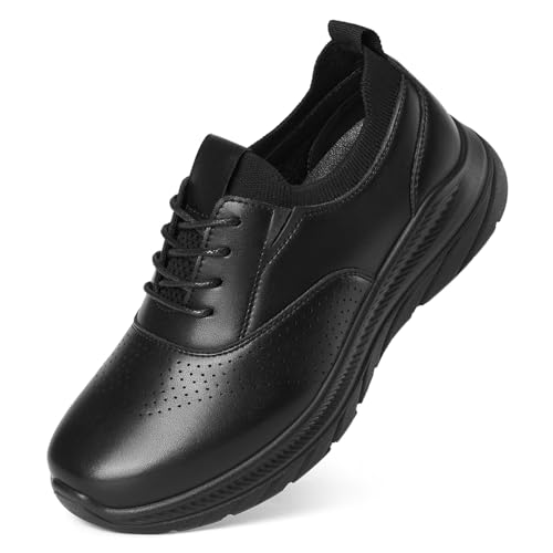 GINNI Big Kids Comfortable Casual Oxford Sneakers for School Graduation Uniform, Boys Girls Dress...