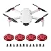 Prodrocam 4PCS Verbessert Motorabdeckung Motorkappe für DJI Mini SE / Mini 2 ,Antikollisions Motor Schutz Deckel, Aktualisiert Ersatzteile aus Aluminiumlegierung (Rot)