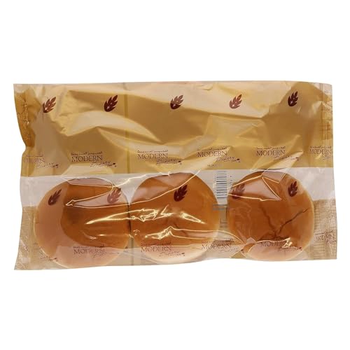 Modern Bakery Plain Bun Bread Pack of 6, 350g