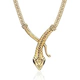 schlangen collier silber Kette ist flexibel einstellbar