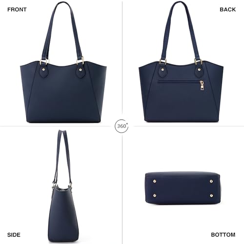 Image of CHICAROUSAL Tote Handbags Purses for Women PU Leather Womens Shoulder Bag | Large Tote Bag for Women, Shoulder Purse, Vegan Leather Purses for Women, Women's Handbags