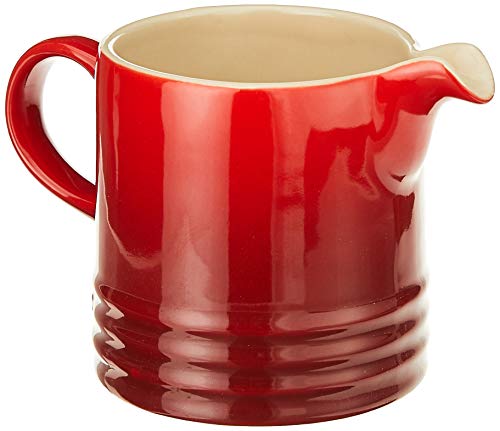 Le Creuset Stoneware Cream And Sugar, 2 Pc. Set, Cerise #TOP2