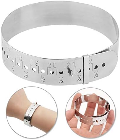 Bangle Gauge Stainless Steel Bangle Gauge Tool,Jewelry Making Bracelet Sizing Tools For Sizing Bangles, Cuffs And Link Style Bracelets