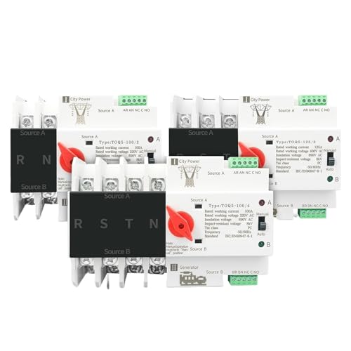 Alimentation sans interruption ATS commutateur de transfert automatique 3P