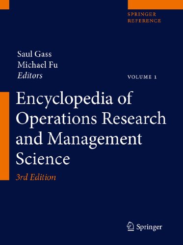 Télécharger Encyclopedia of Operations Research and Management Science Livre eBook France