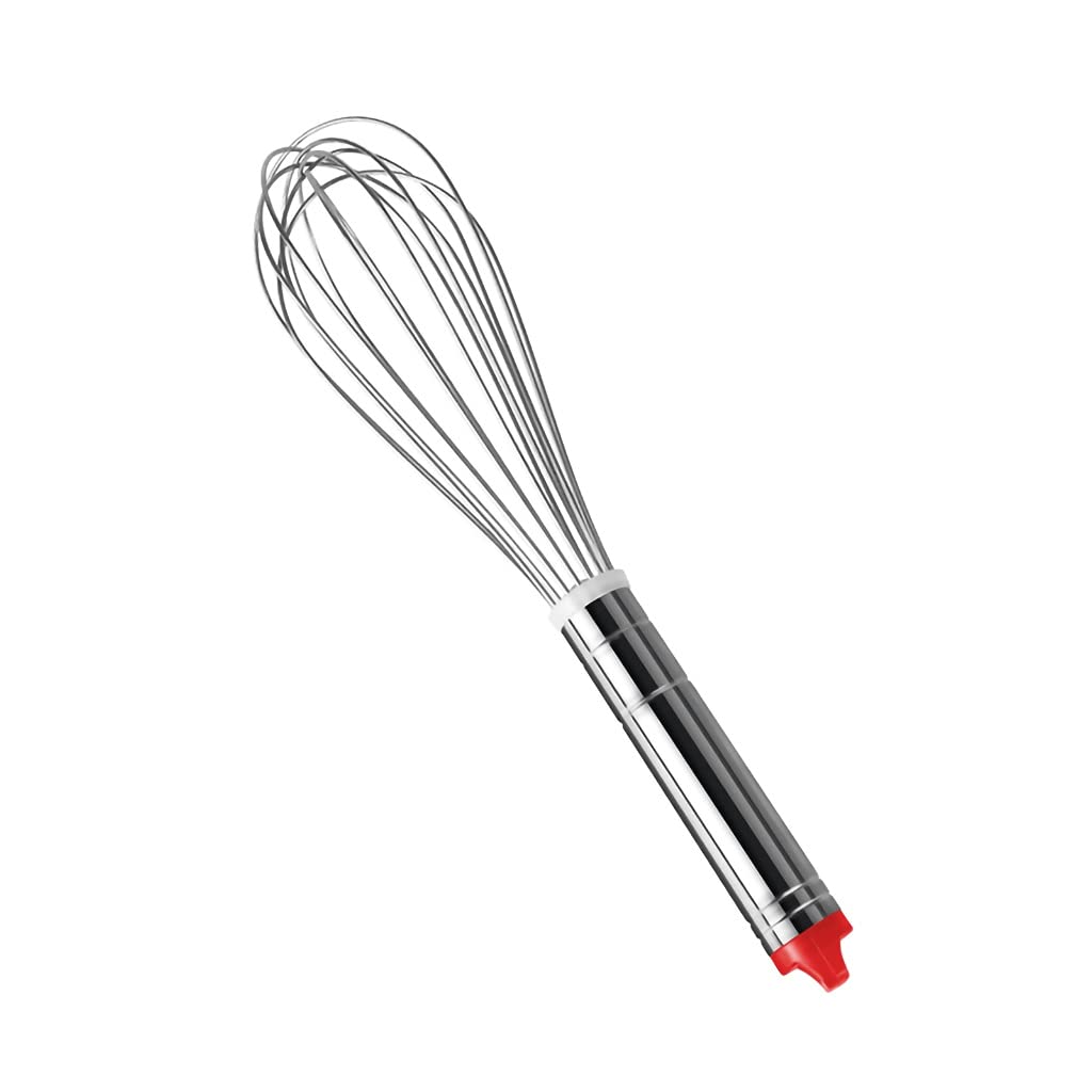 AIEIJJH Handheld Manual Whisk Egg Beater Stainless Steel Baking Mixing Tool for Batter Eggs Cream, Kitchen Hand Whisk Wire Blender, 25cm, a, 25cm