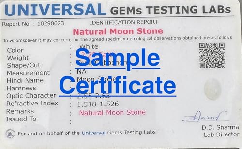 Pierre de lune bague en argent certifiée le cadeau mixte idéal avec certificat - 5