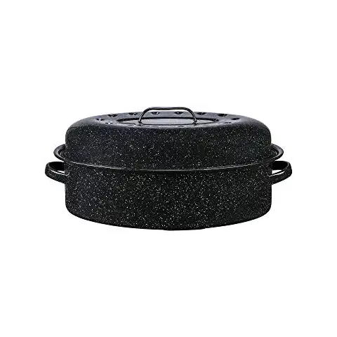 Cocotte Roaster Graniteware 8L Cover