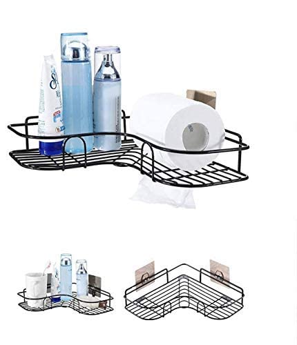Swadhin Metal Bathroom Corner Wall Shelves Kitchen Self-Adhesive Spice Rack with Hooks Multipurpose Wall Mount Holder Bathroom Storage Rack Strong Shower Rack Shelf Towel Holder 1 Pcs (B09HBV3TZ4) Amazon Price History, Amazon Price Tracker