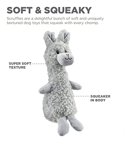 Charming Pet Scruffles Bunny Plush Squeaky Dog Toy, Small #TOP5