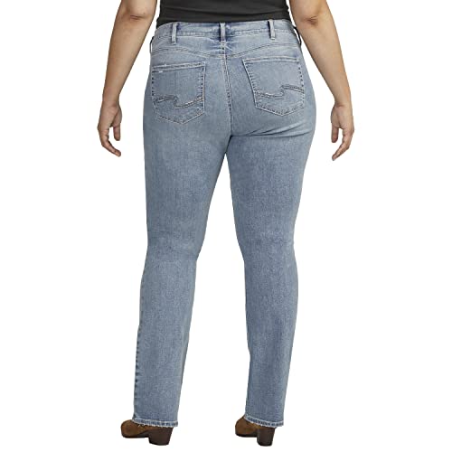 Silver Jeans Co. Women's Plus Size Elyse Mid Rise Slim Bootcut Jeans3