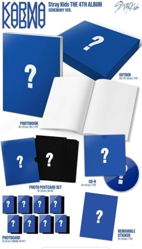Stray Kids Karma Lot 2 Albums Standard VER. POB Extra Photocards - 2